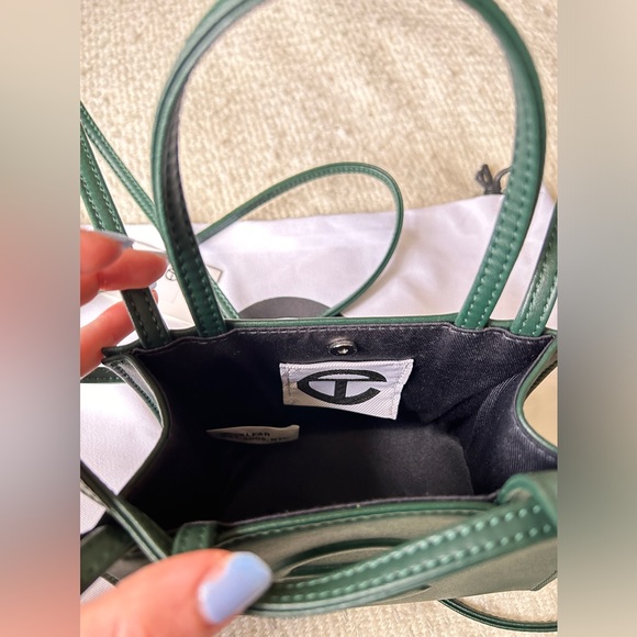 TELFAR Small Dark Olive Shopping Bag - Picture 13 of 17